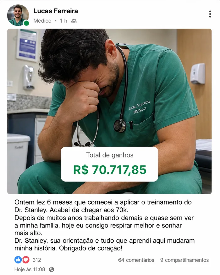 Depoimento real de afiliado do Método Stanley Afiliados 10